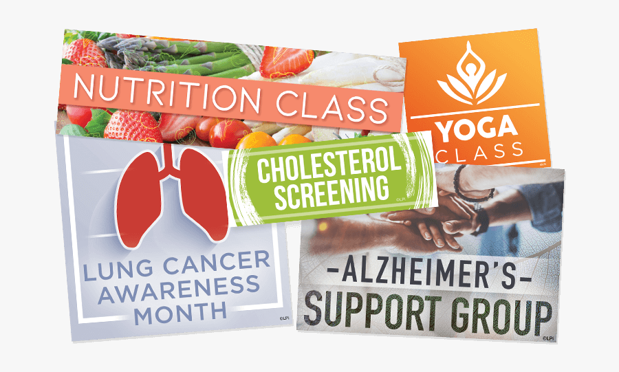 Examples Of Senior Health Clip Art - Flyer, Transparent Clipart