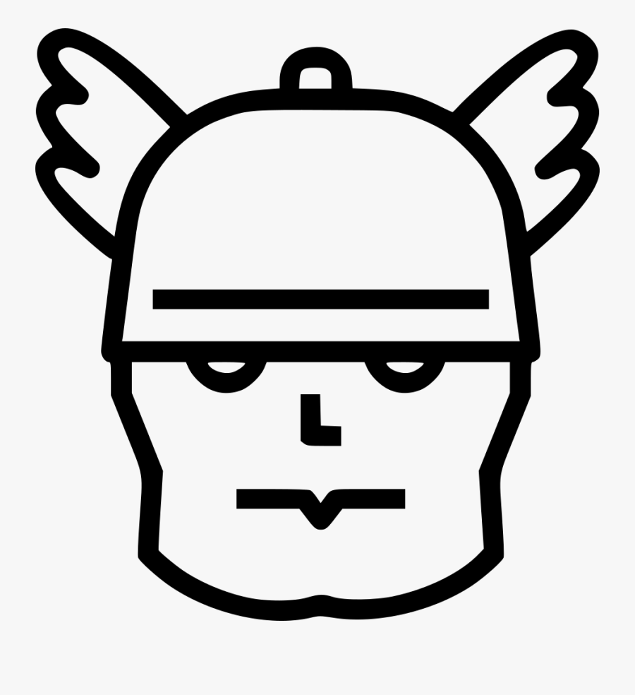 Black And White Pig Head Cartoon, Transparent Clipart