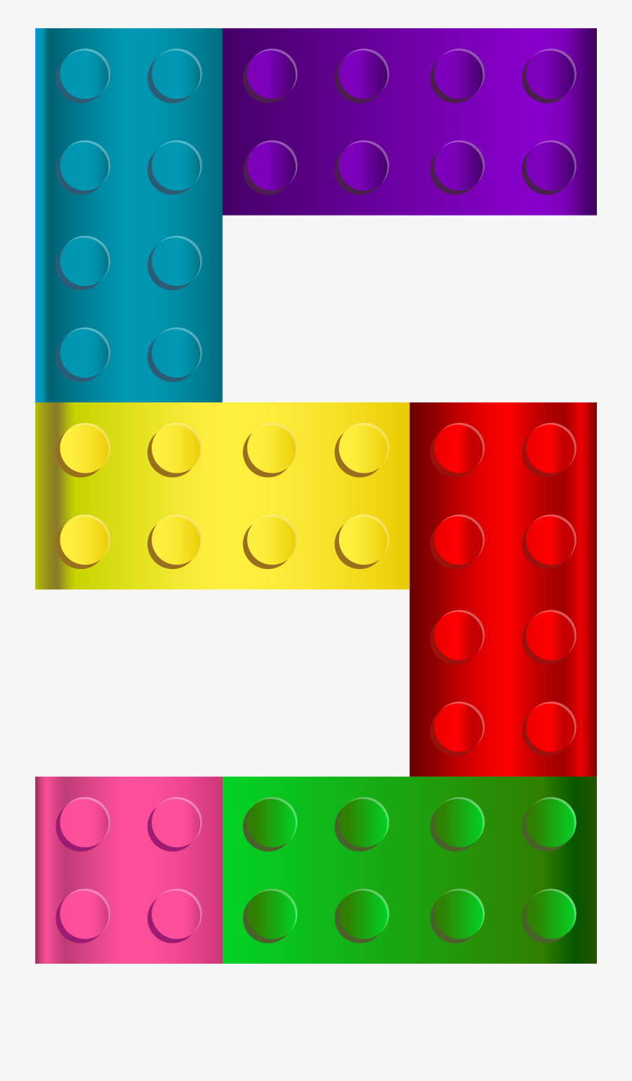 Lego Number Five Transparent Clip Art Image - Lego Number 5 Clipart, Transparent Clipart