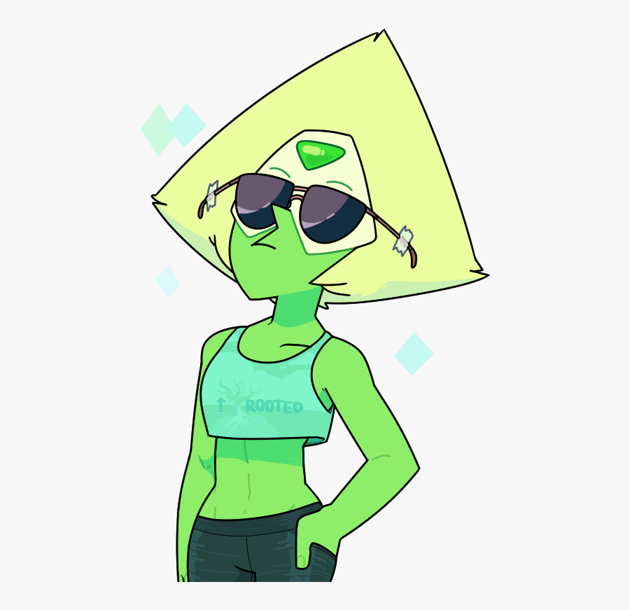 You Think Peridot Would Ever Wear A Crop Top To Relate - Discount Supervillain Peridot, Transparent Clipart