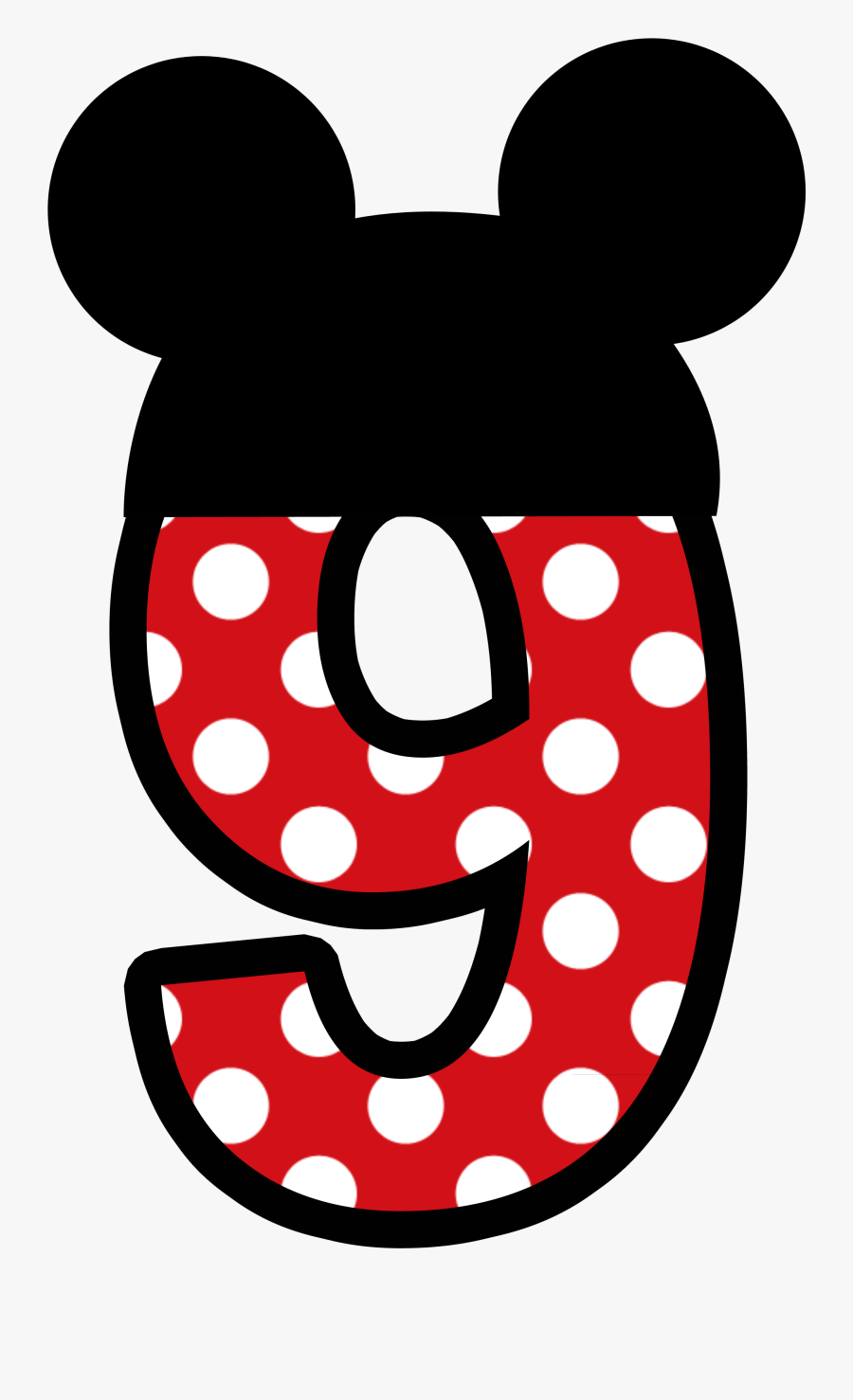 I Qfs Wprxyt Png - Mickey Mouse Number 0, Transparent Clipart