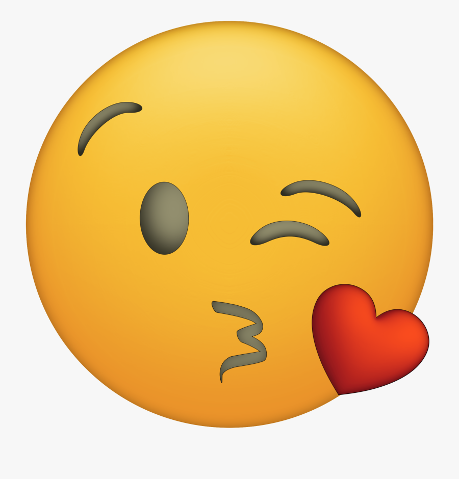 Thank You Clipart Emoji - Kissy Face Emoji Transparent, Transparent Clipart