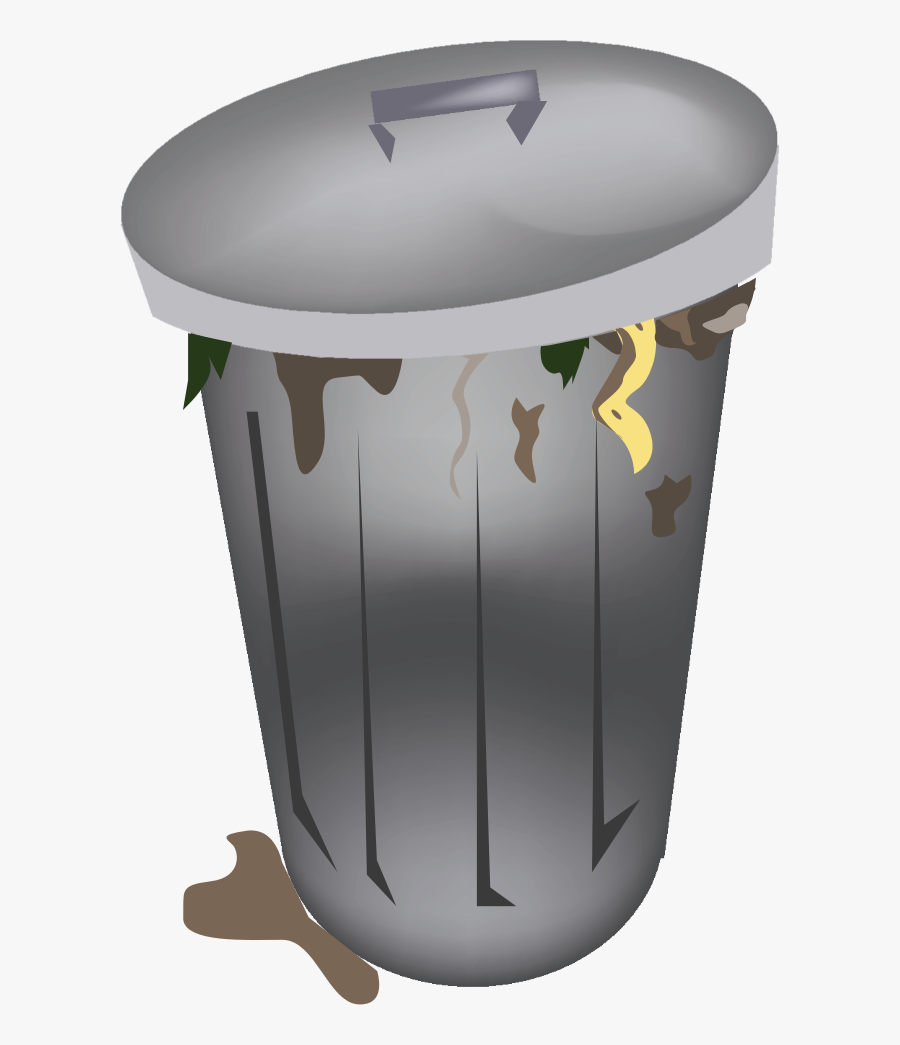 Waste Container,waste Containment,rubbish Bins Waste - Trash Can T Shirt, Transparent Clipart