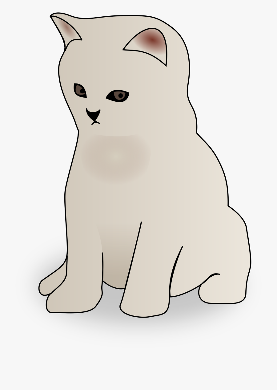 Free Kitten Thinking Clipart Clipart And Vector Image - Tux Paint Cat, Transparent Clipart