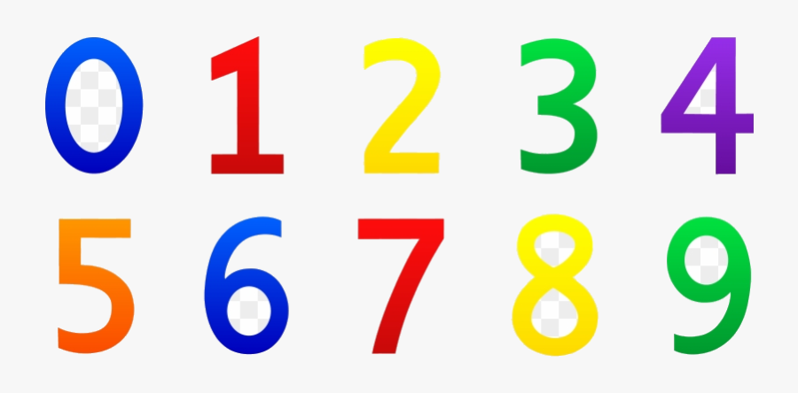 Numbers Number Clipart For Kid Pencil And In Color - Numbers Clipart, Transparent Clipart