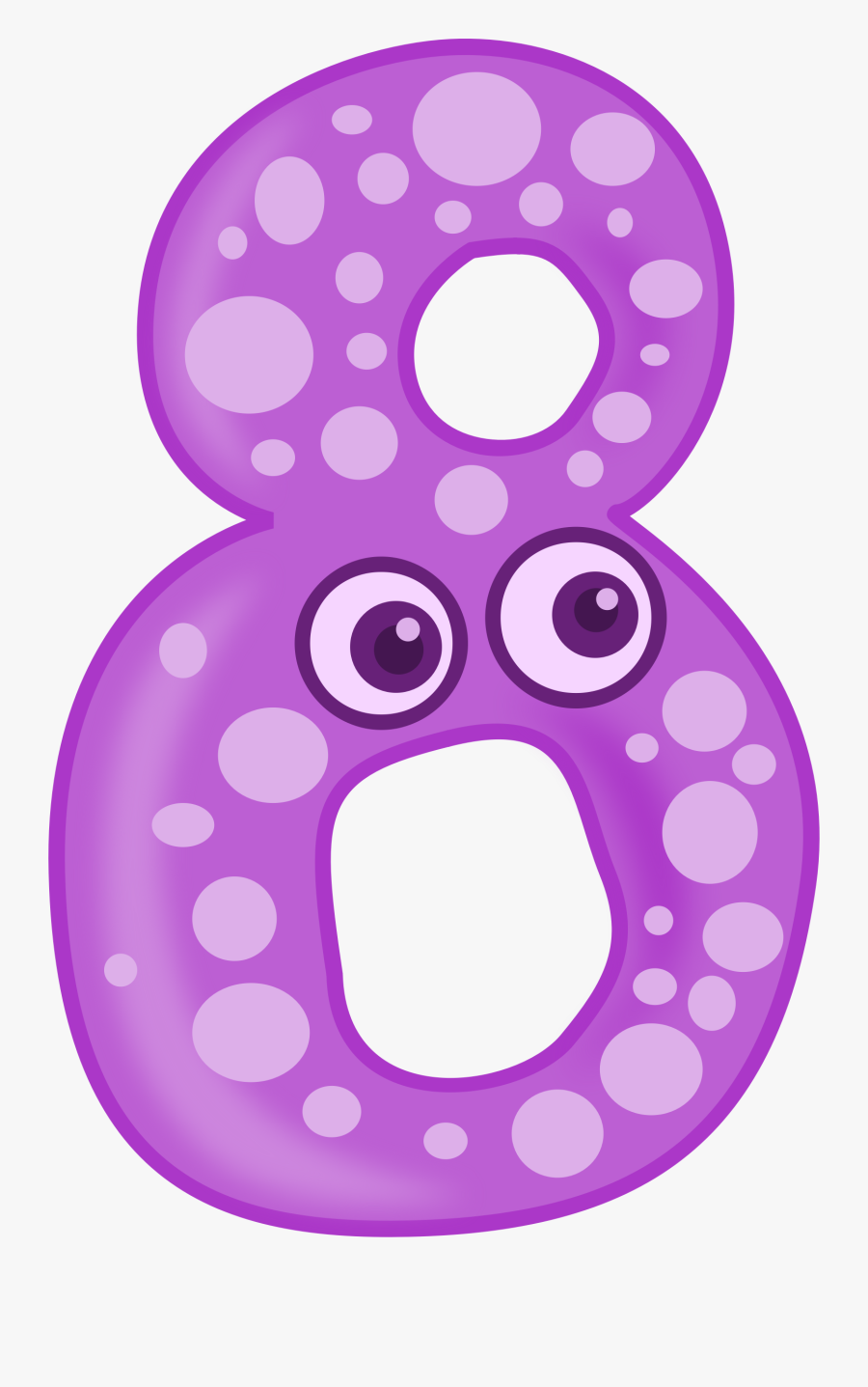 Number Animals 7 - 8 Clipart Png, Transparent Clipart