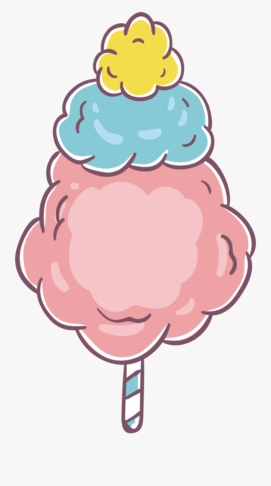 Cotton Clipart Cotton Flower - Algodón De Azucar Dibujo, Transparent Clipart