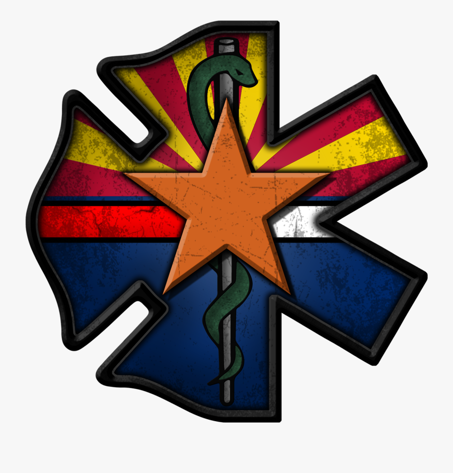 Arizona Fire/ems Decal - Town Of Lakeshore Fire Department, Transparent Clipart