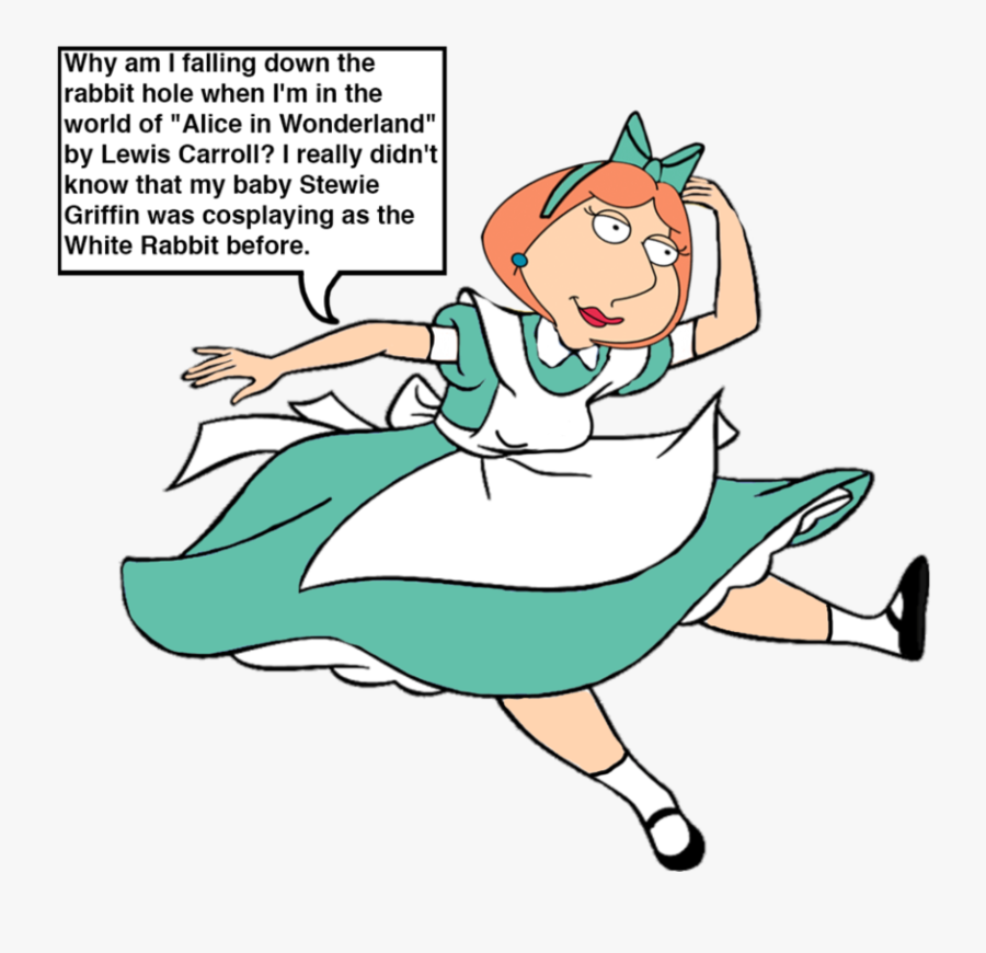 Falling Clipart Falling Down - Alice In Wonderland Alice Falling, Transparent Clipart