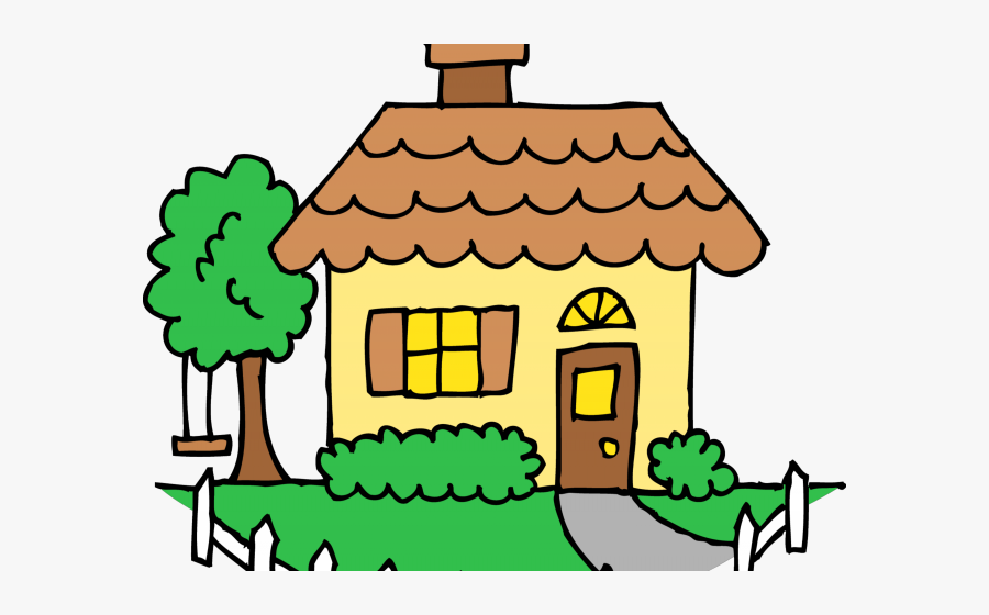 Transparent Background House Cartoon Png, Transparent Clipart