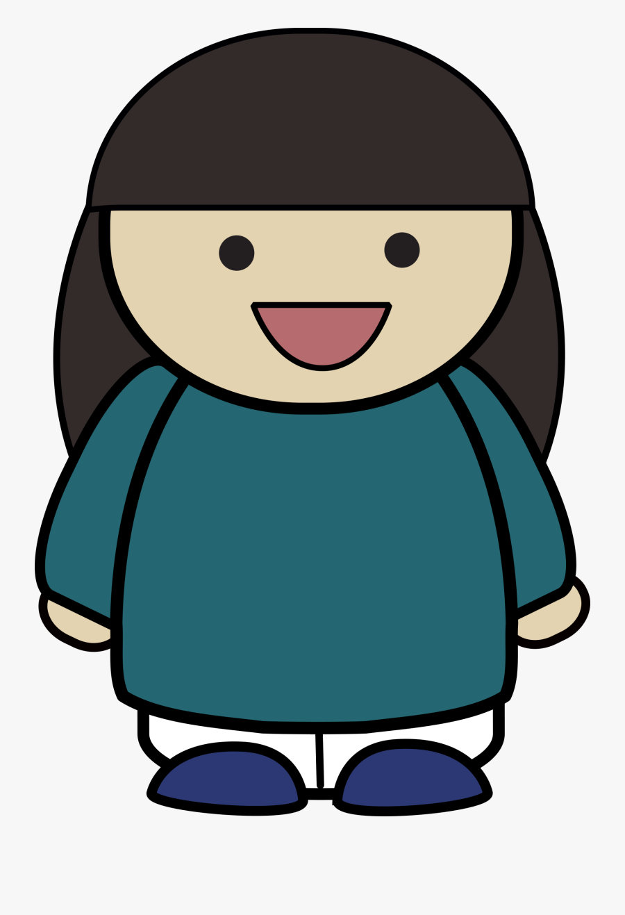 Mix And Match Character Camille Happy Front Icons Png - Clip Art Characters, Transparent Clipart