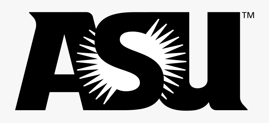 Asu Logo Black And White - Asu Black And White, Transparent Clipart