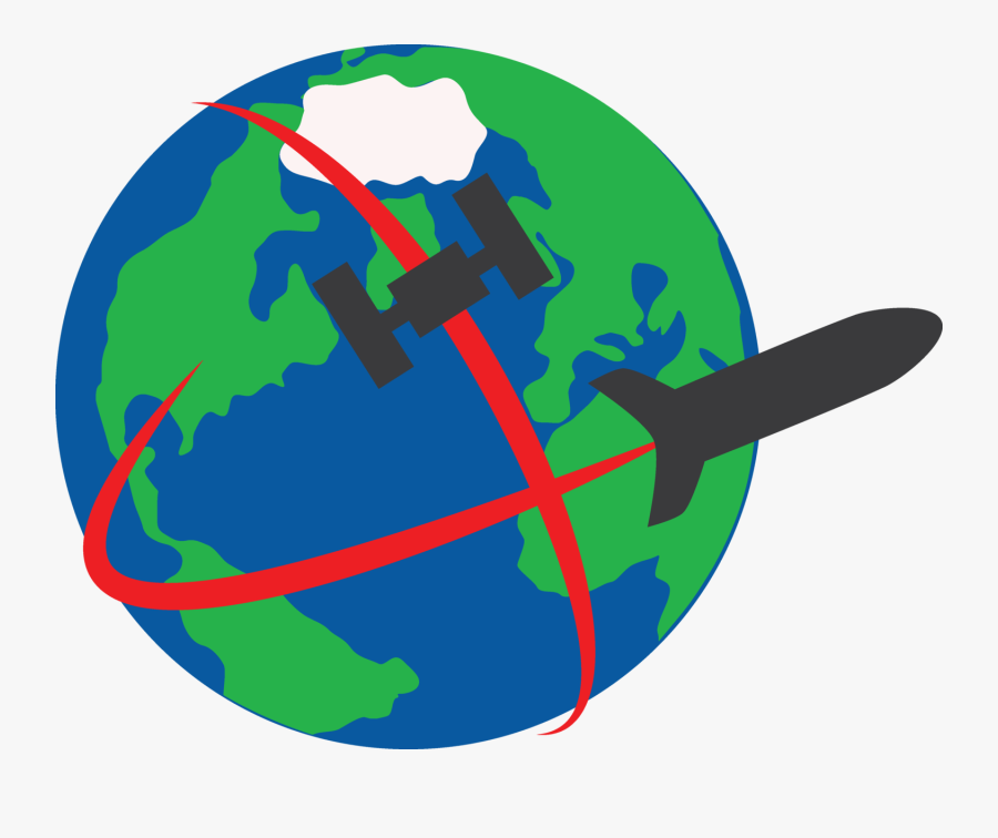 Planets Clipart Rocket - Black And Red Globe, Transparent Clipart