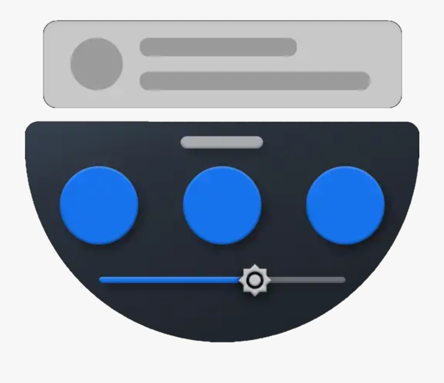 Android P"s Quick Setting Panel At The Bottom Of Your - Bottom Quick Settings Pro Apk, Transparent Clipart