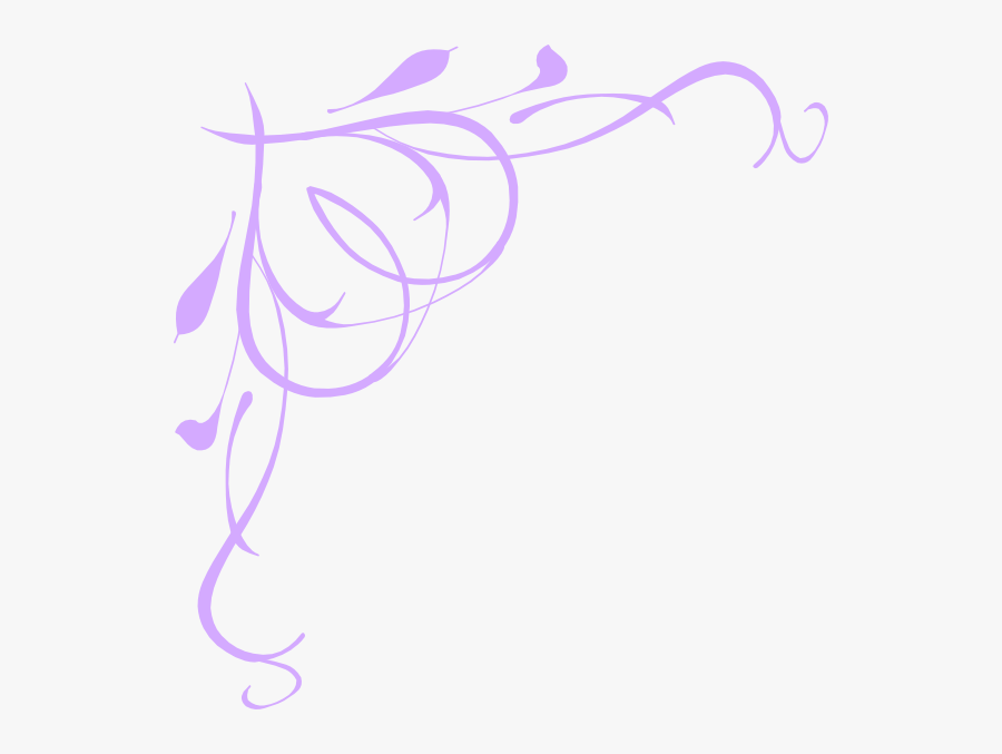 Elegant Wedding Clipart - Border Design Blue And Pink, Transparent Clipart