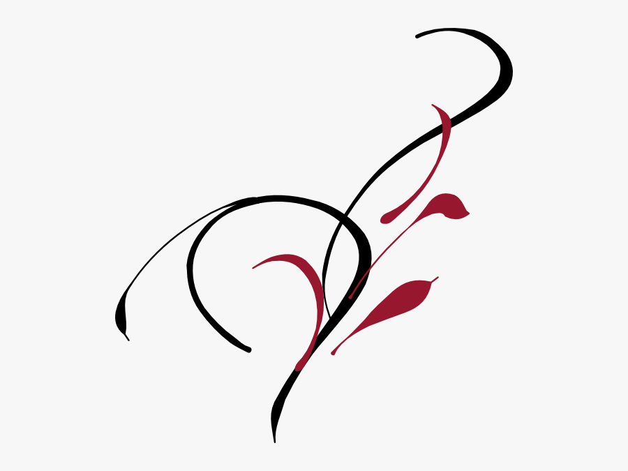 Wedding Swirl 2 Clip Art At Clker - Elegant Clipart, Transparent Clipart