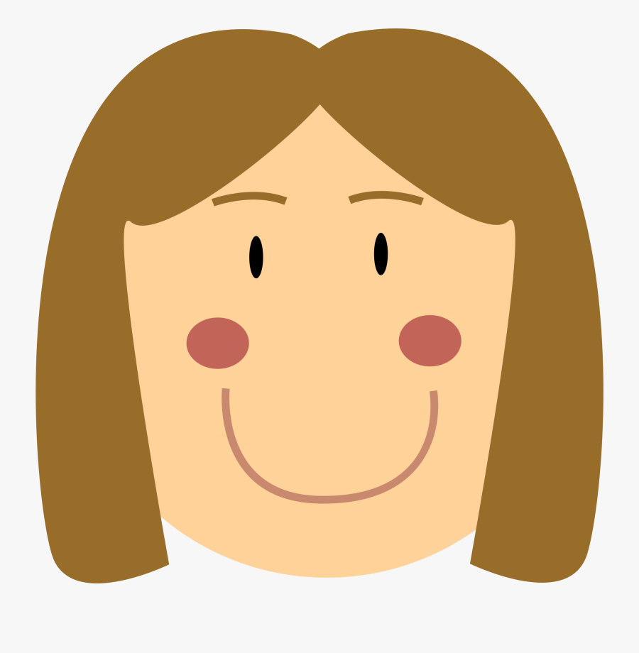 Free Simple Girl - Girl Simple Clipart, Transparent Clipart