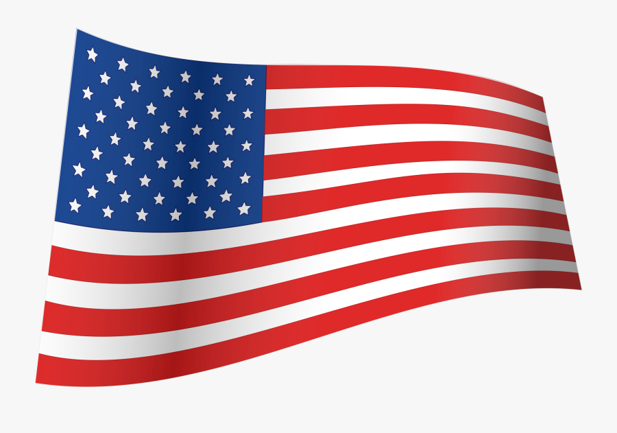 Flags Vector Free Download - American Flag Transparent Background, Transparent Clipart