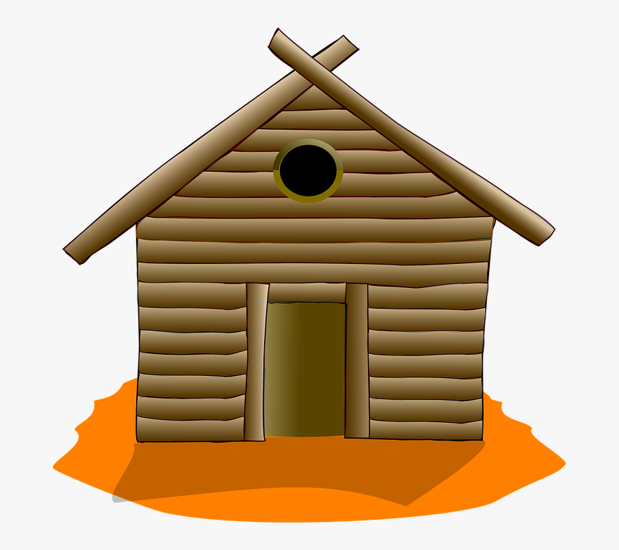 Log Cabin, Log House, Log Home, Rustic, House, Cabin - Home Clip Art, Transparent Clipart