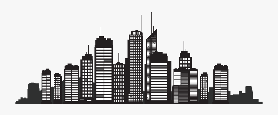 New York City Silhouette Skyline Cityscape - New York City Silhouette Png, Transparent Clipart