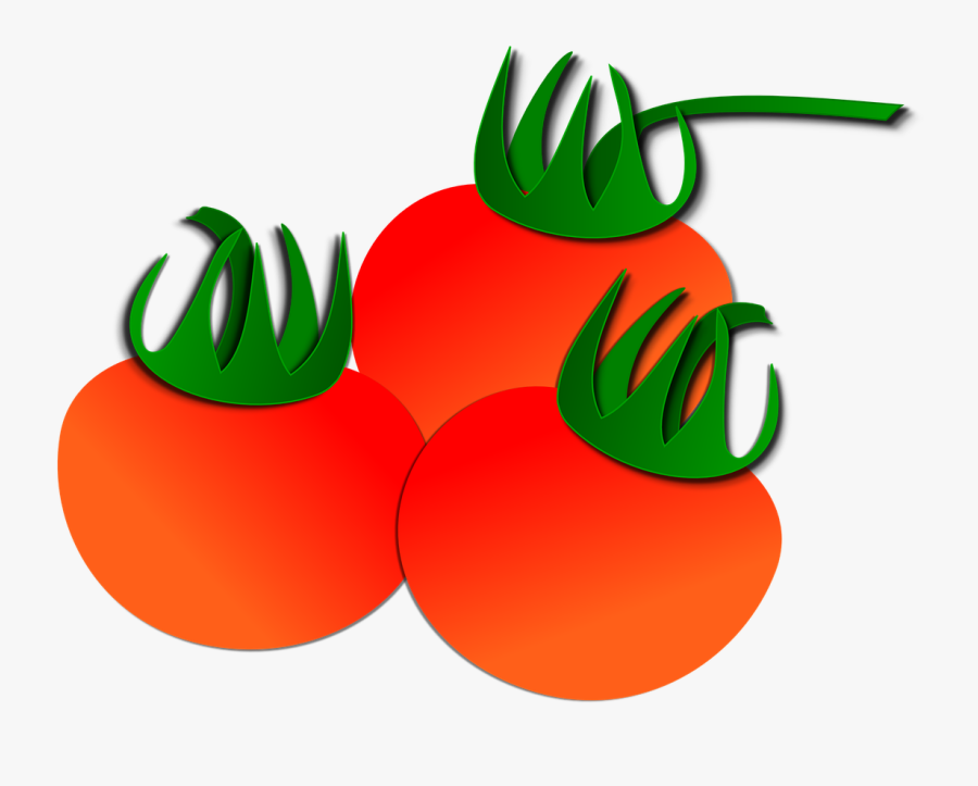 Transparent Vegetable Clipart Free - Transparent Cartoon Tomato, Transparent Clipart