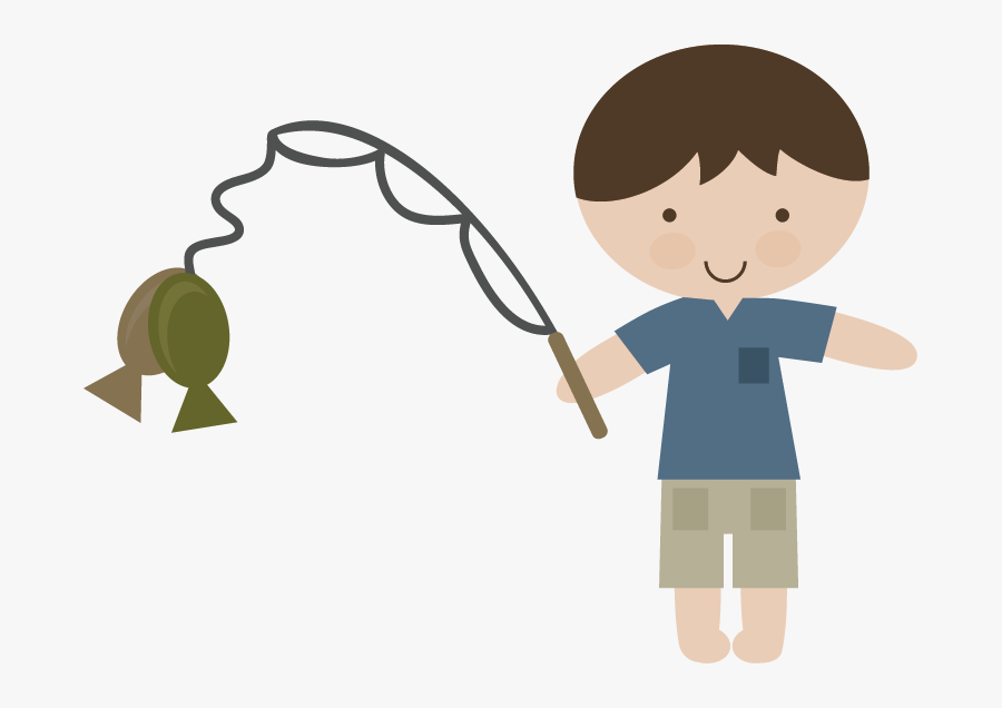 Clipart Freeuse Stock Fishing Cutting Files File - Fishing Child Png, Transparent Clipart