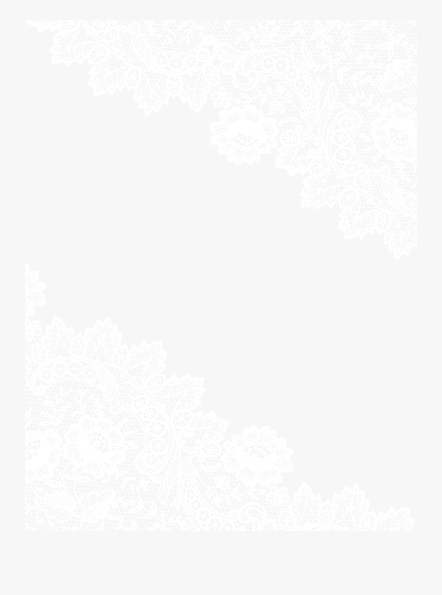 Lace Clipart Png - Lace Frame Png White, Transparent Clipart