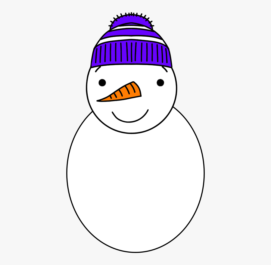 Artwork,headgear,smile - Snowman Cartoon Face, Transparent Clipart