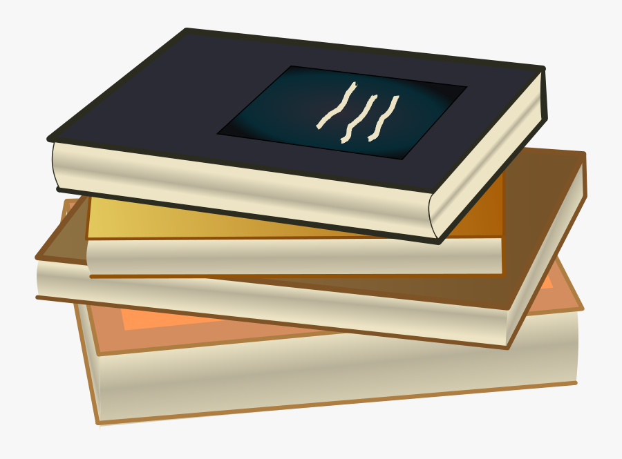 Book Stack - Books Drawing With Color, Transparent Clipart