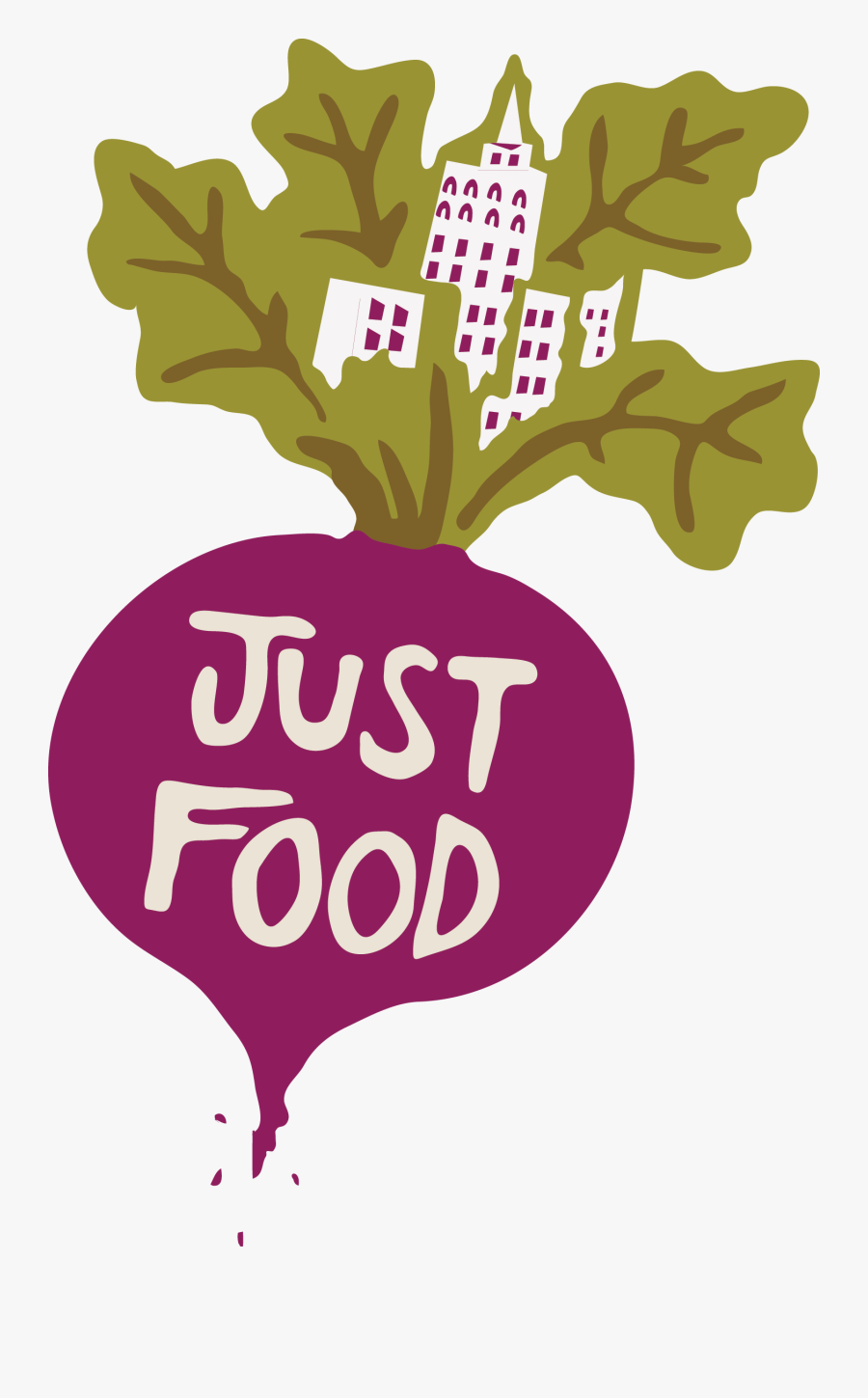 Just Food Org Logo, Transparent Clipart