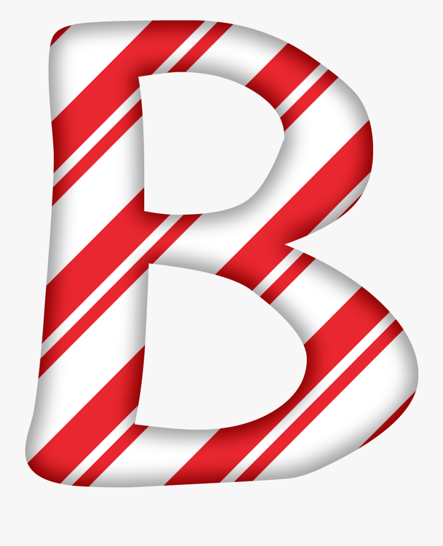 Letter Clipart Candy - Candy Cane Letter, Transparent Clipart