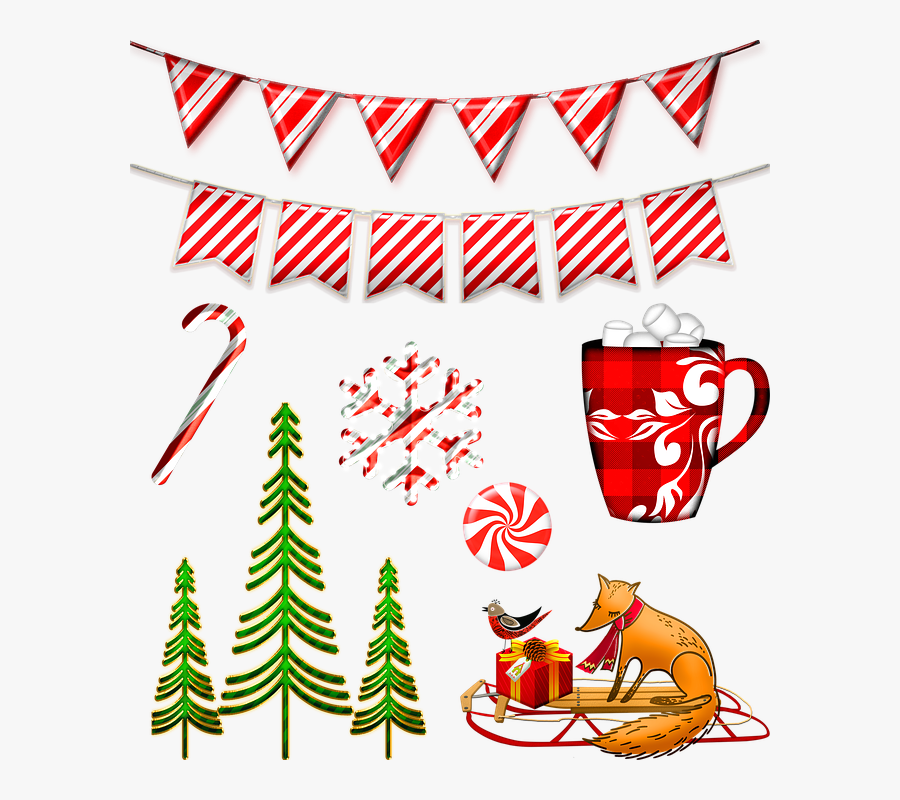 Transparent Candy Cane Stick Png - Christmas Day, Transparent Clipart