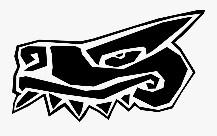 Angular Aztec Cipactli - Cipactli Png, Transparent Clipart