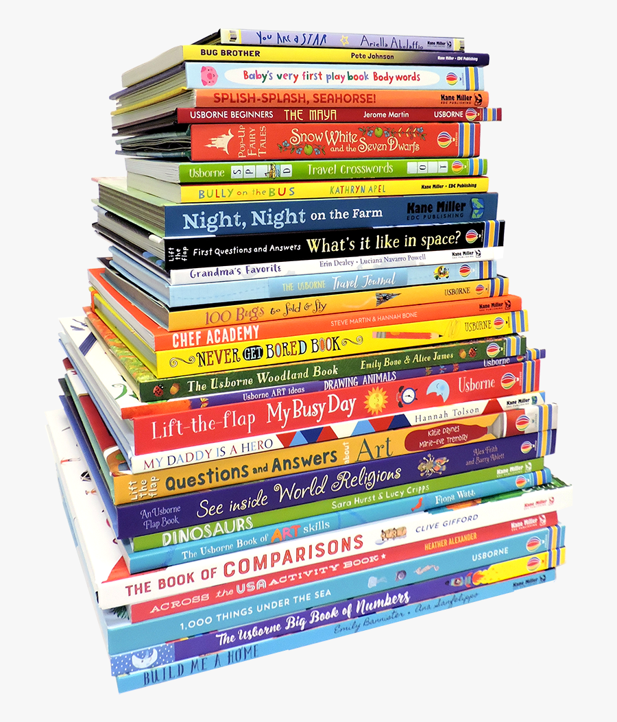 Transparent Book Stack Png - Usborne May 2019 Hostess Rewards, Transparent Clipart