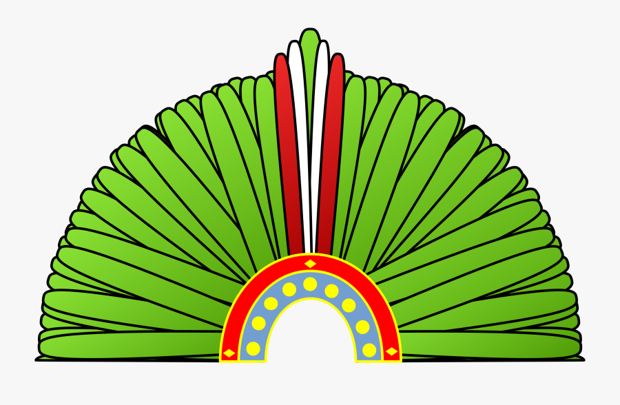Crown Corona Pantekatl Big - Aztec Crown, Transparent Clipart