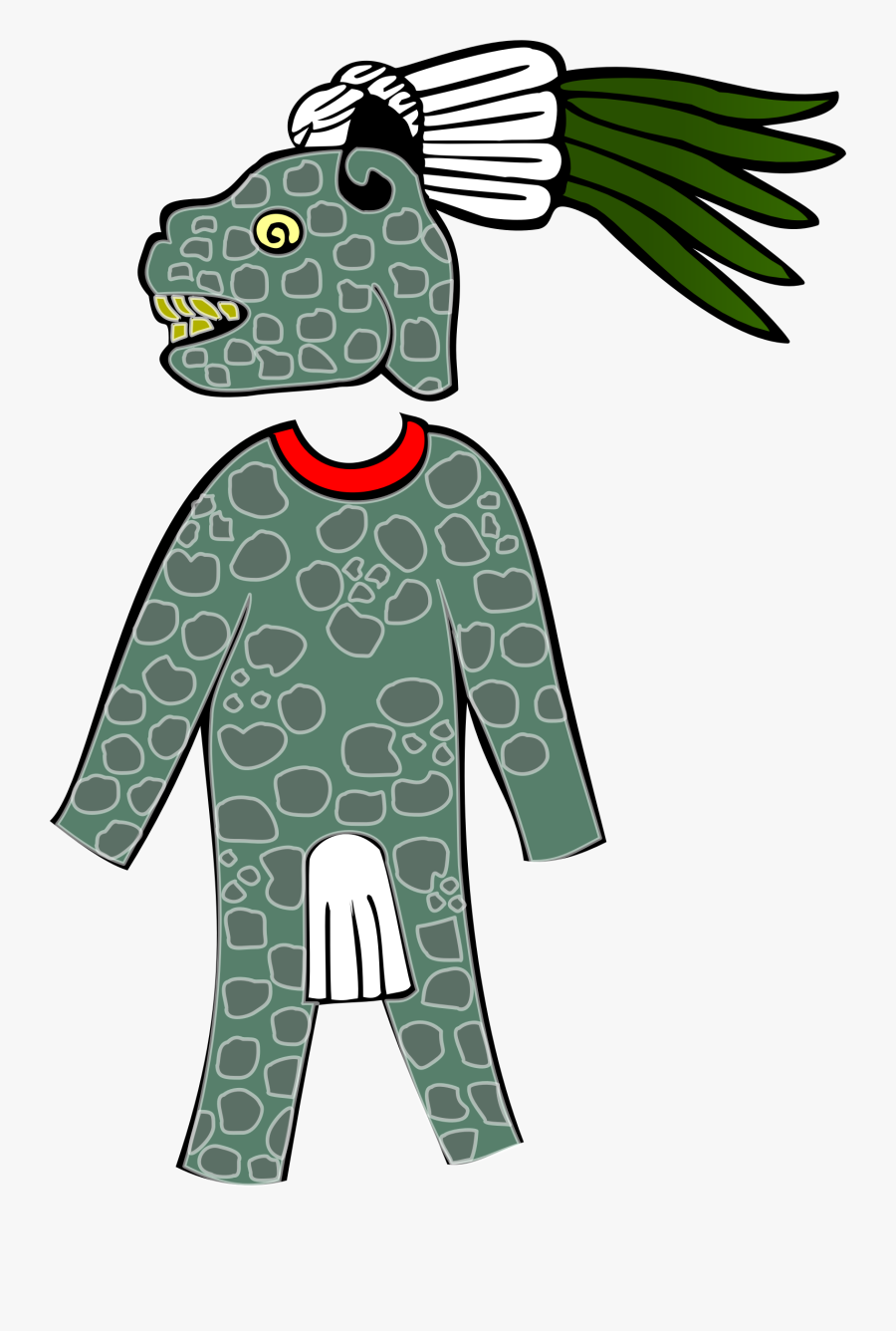 Line Clipart Aztec - Aztecs Armors, Transparent Clipart
