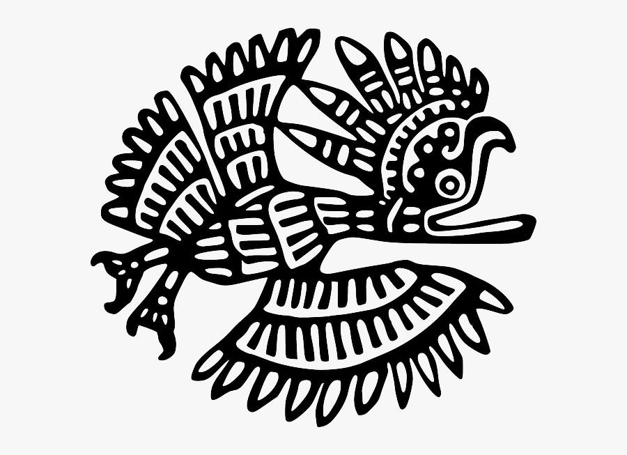Clip Art Aztec Totems - Motif Mexico, Transparent Clipart