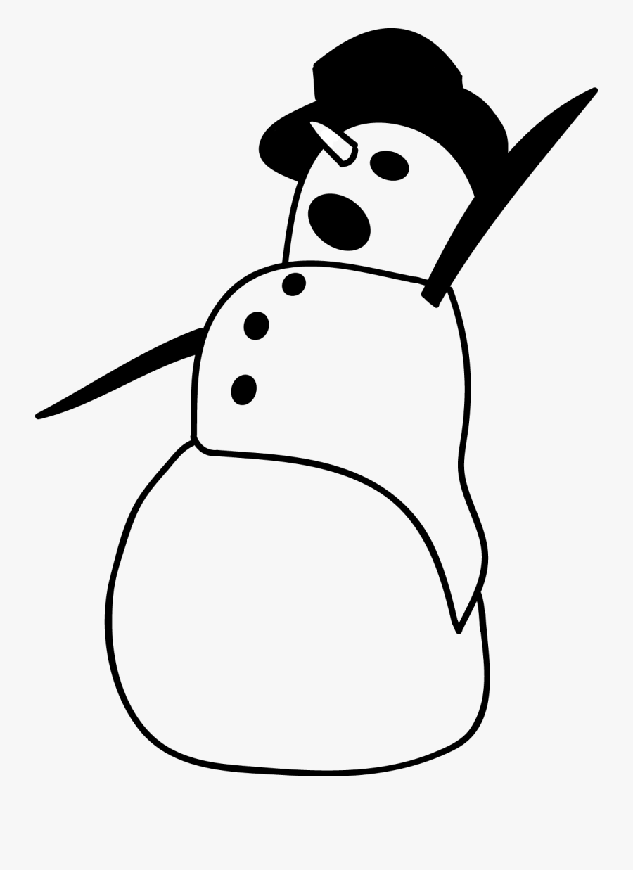 Vector Snowman Drawing Transparent Png Clipart Free, Transparent Clipart