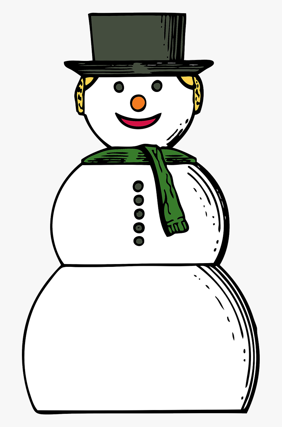 Free Snow Woman - Snow Woman Clipart, Transparent Clipart
