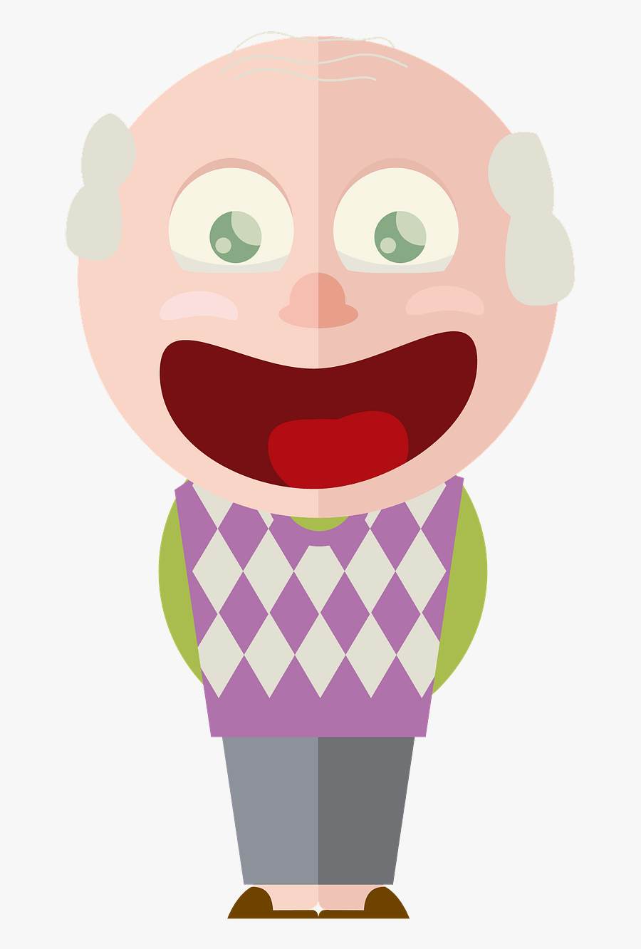 Grandfather Grandpa Gfs - Abuelo Pero En Caricatura, Transparent Clipart