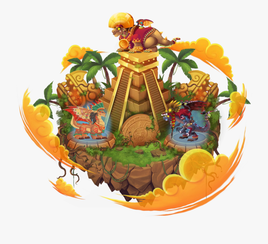 Aztec Island - Dragon City Aztec Island, Transparent Clipart