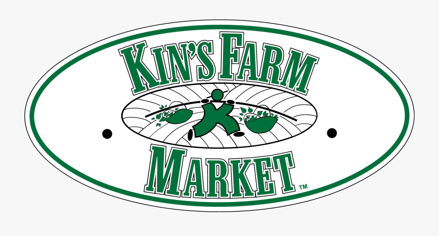 Farming Clipart Farmers Market - Kin's Farm Market Logo, Transparent Clipart