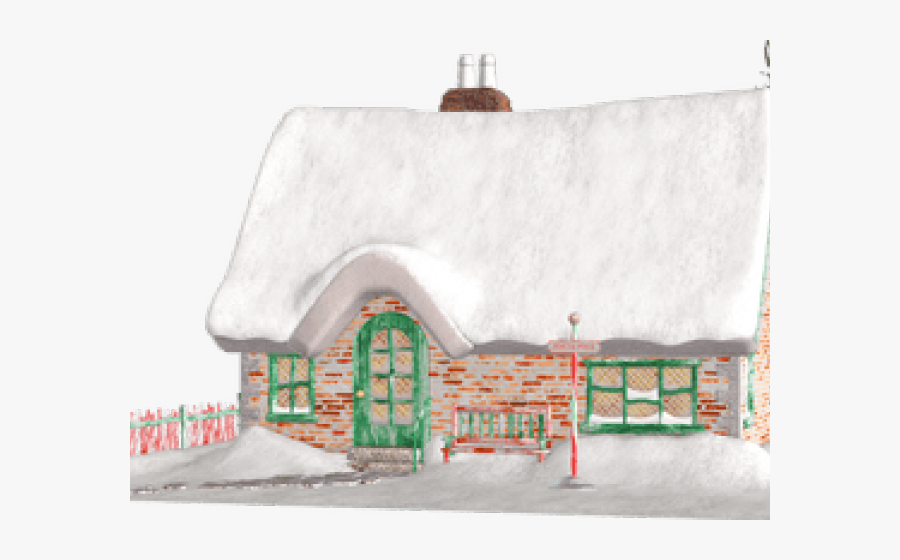 Cottage Clipart Scene - House, Transparent Clipart