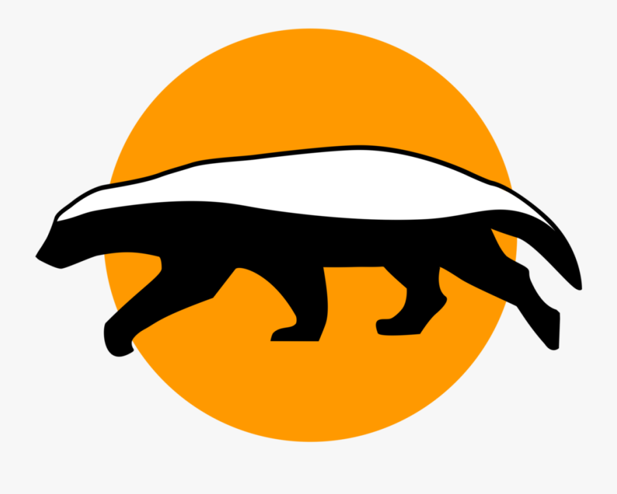 Honey Badger Clipart Transparent - Honey Badger Logo Png, Transparent Clipart