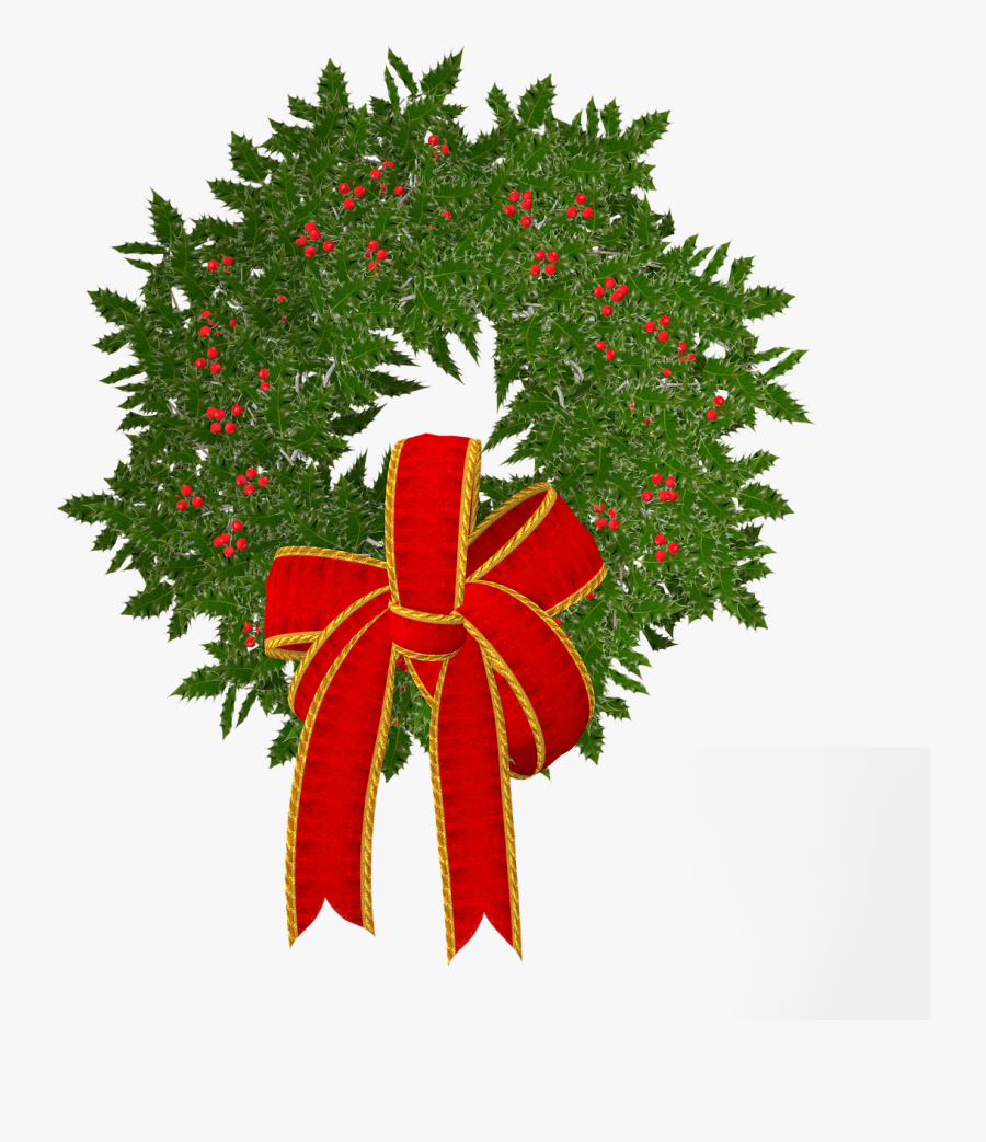 Wreath, Green, Decoration, Leaves, Romantic, Laurels - Wreath, Transparent Clipart