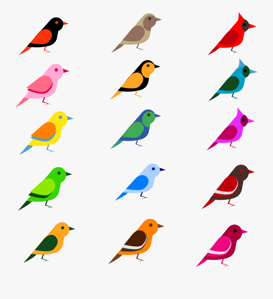 Transparent Woodland Animal Clipart - Simple Bird, Transparent Clipart