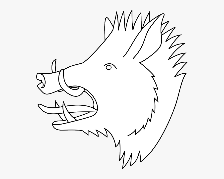 Boar Coat Of Arms, Transparent Clipart