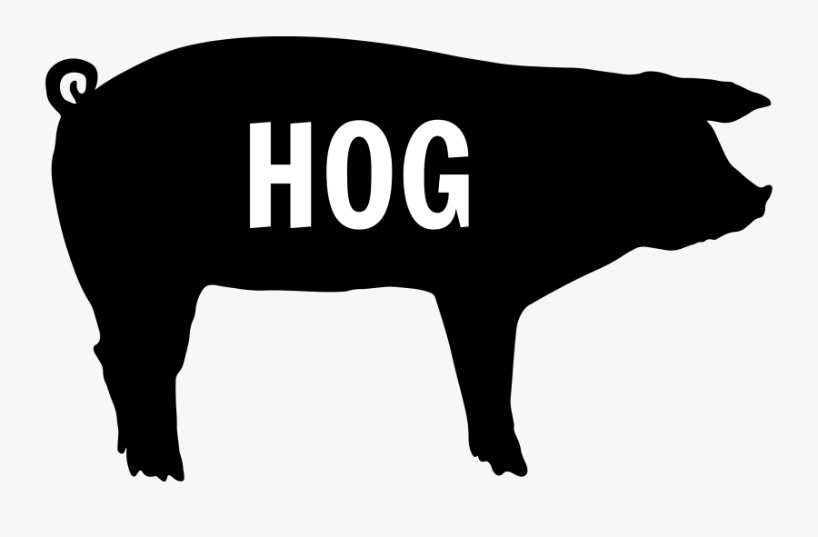 Products J S Feeds - Pig Silhouette Vector, Transparent Clipart
