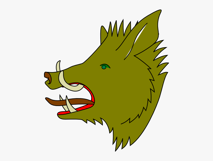 Wild Boar, Transparent Clipart