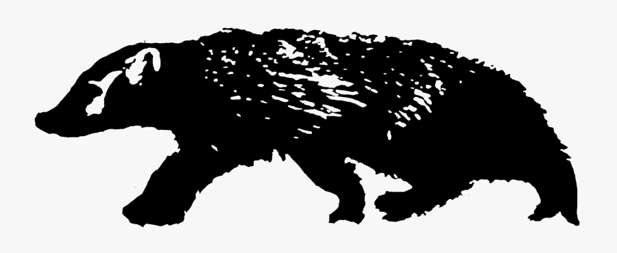 Transparent Silhouette Badger Clipart, Transparent Clipart
